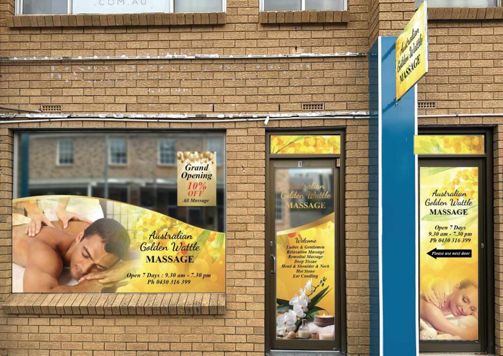 shop australian golden wattle massage